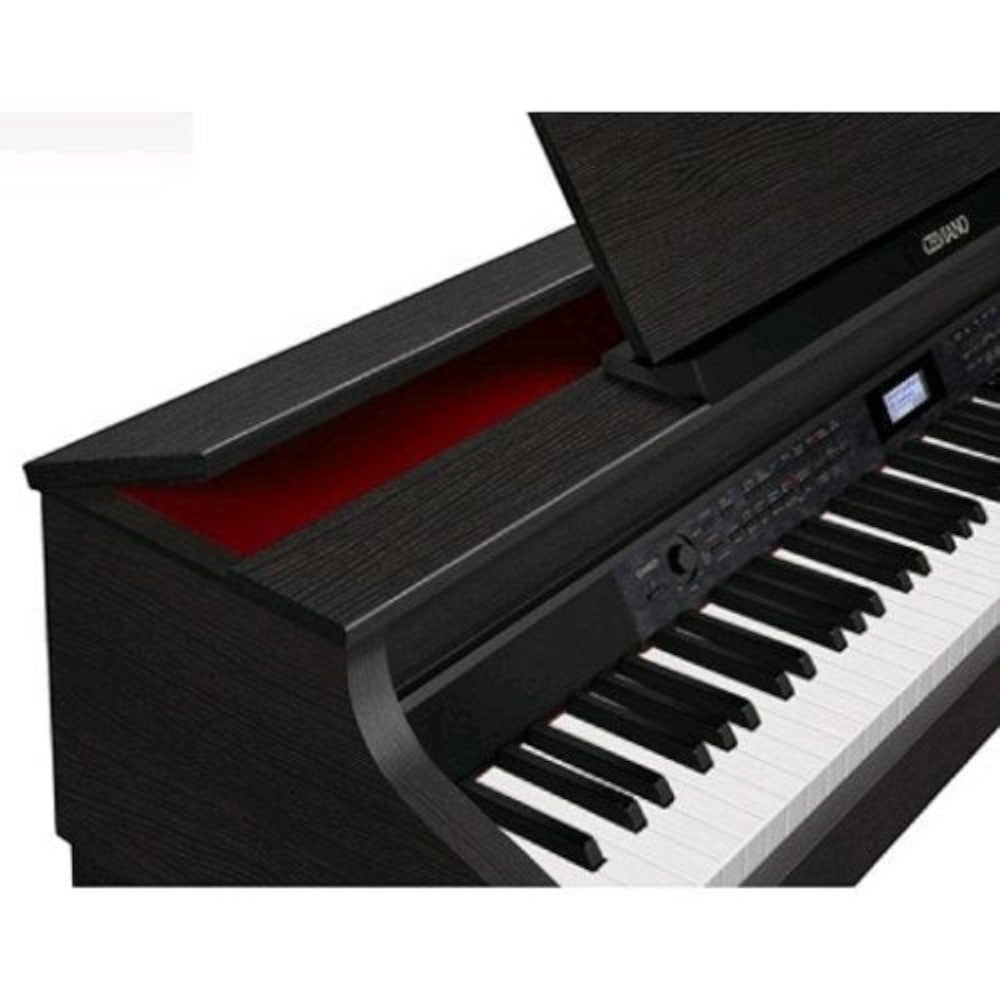 Đàn piano điện Casio AP650 màu đen sang trọng tại TÂN NHẠC CỤ với thiết kế dáng tủ và bàn phím cao cấp