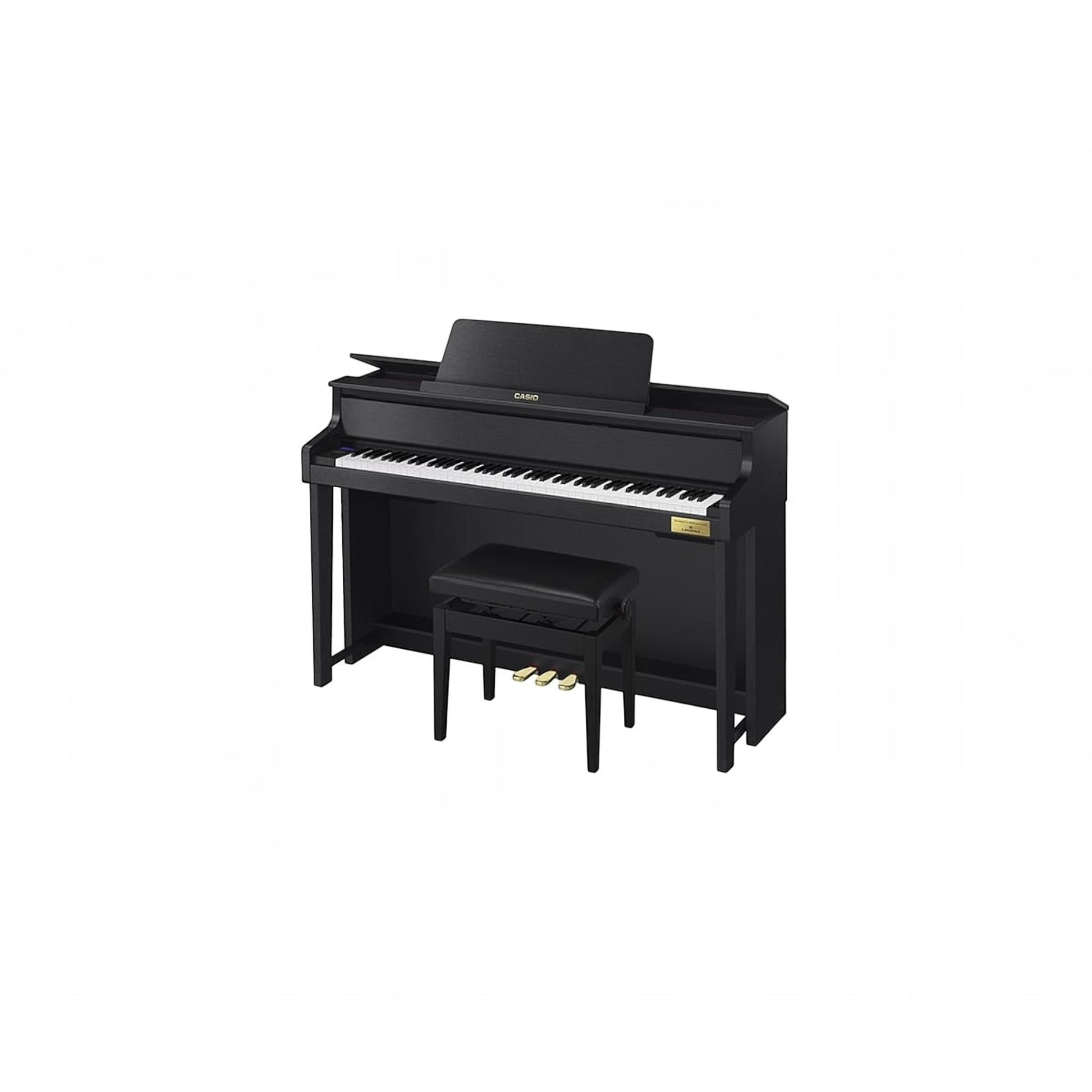 Đàn piano điện Casio GP-310 màu đen tại TÂN NHẠC CỤ với bàn phím gỗ vân sam và bộ máy búa cơ chân thực