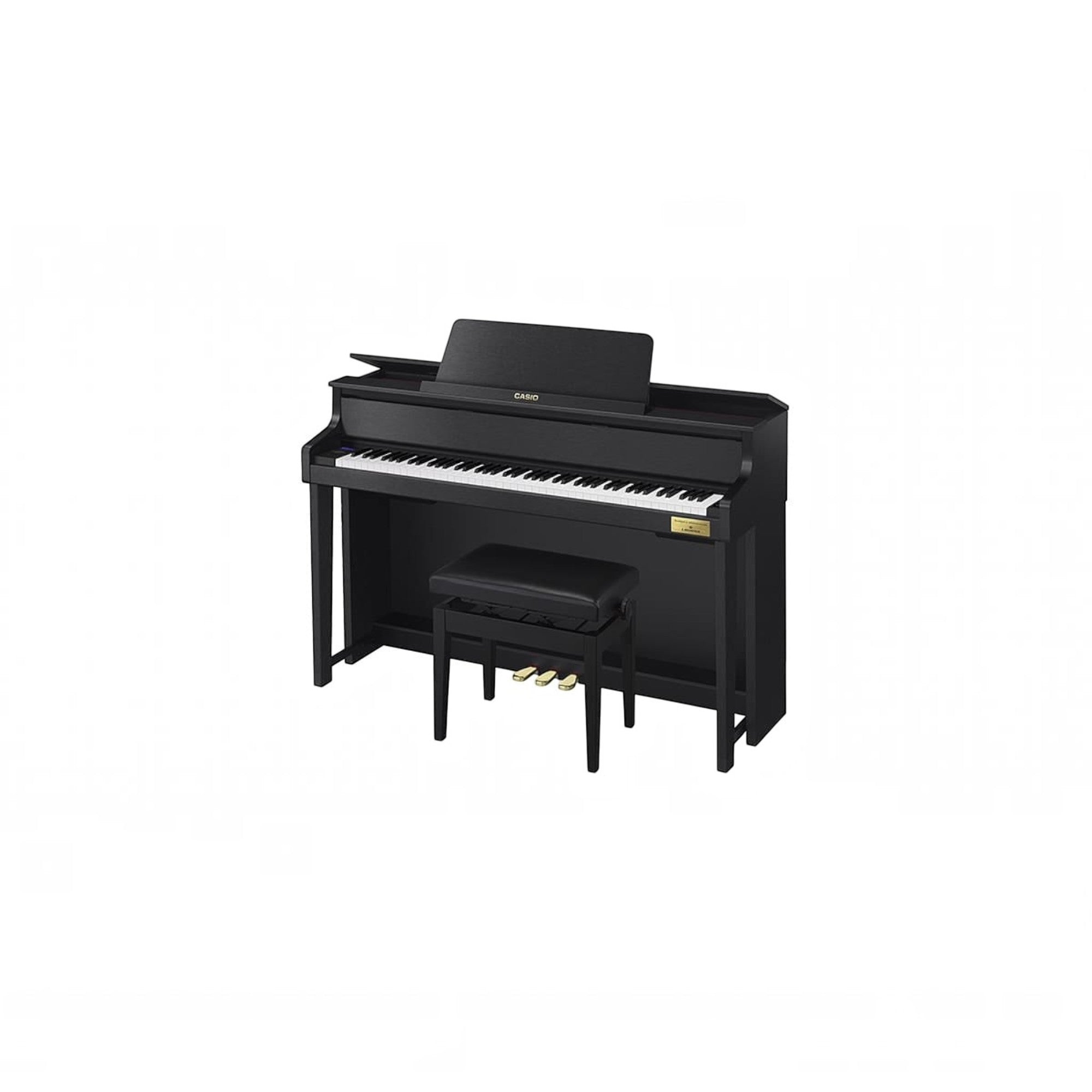 Đàn piano điện Casio GP-310 màu đen tại TÂN NHẠC CỤ với bàn phím gỗ vân sam và bộ máy búa cơ chân thực