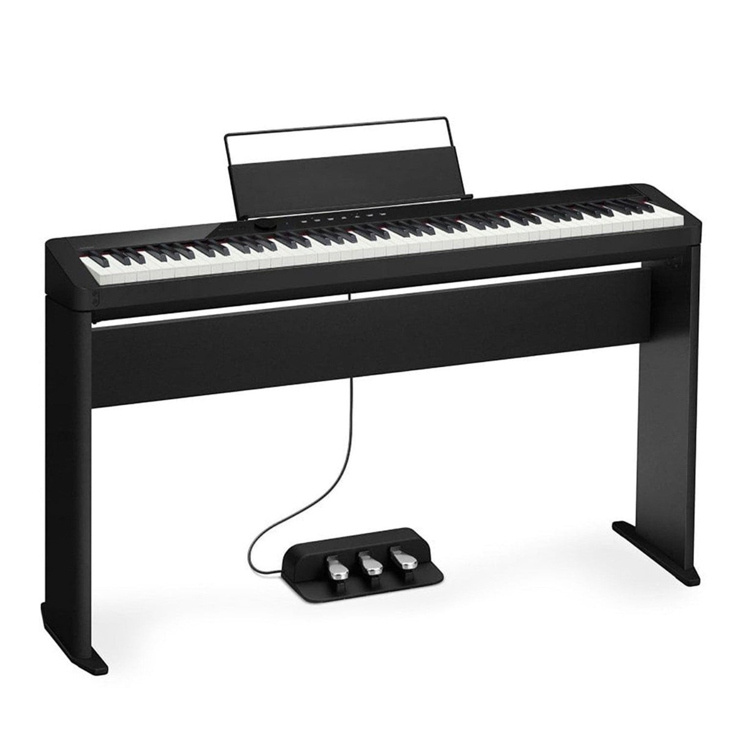 Đàn piano điện Casio PX-S1100 màu đen thiết kế mỏng gọn, 88 phím, kèm chân đế và bàn đạp tại TÂN NHẠC CỤ