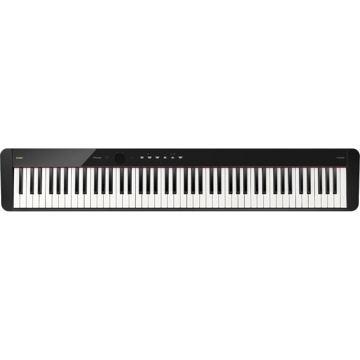 Đàn piano điện Casio PX-S5000 màu đen tại TÂN NHẠC CỤ với bàn phím gỗ-nhựa composite cao cấp và thiết kế mỏng gọn