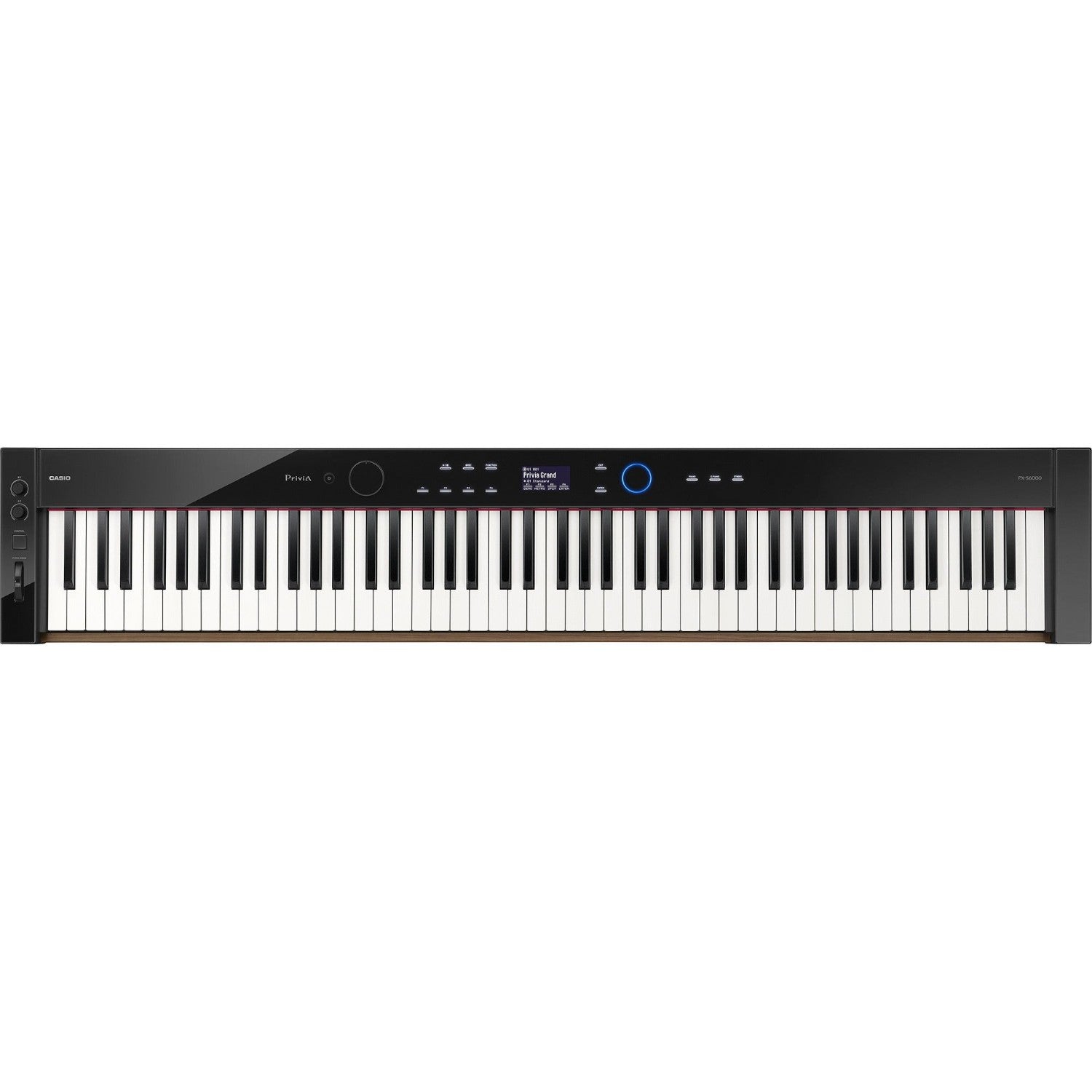Đàn piano điện Casio PX-S6000 màu đen tại TÂN NHẠC CỤ với thiết kế mỏng, bàn phím gỗ-nhựa composite cao cấp