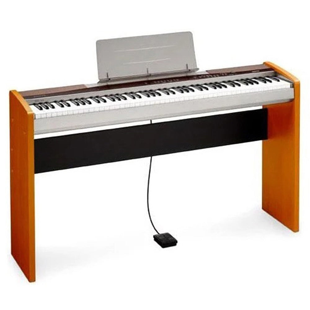 Đàn piano điện Casio PX100 tại TÂN NHẠC CỤ với thiết kế phím búa 88 phím, màu gỗ sang trọng và nhỏ gọn