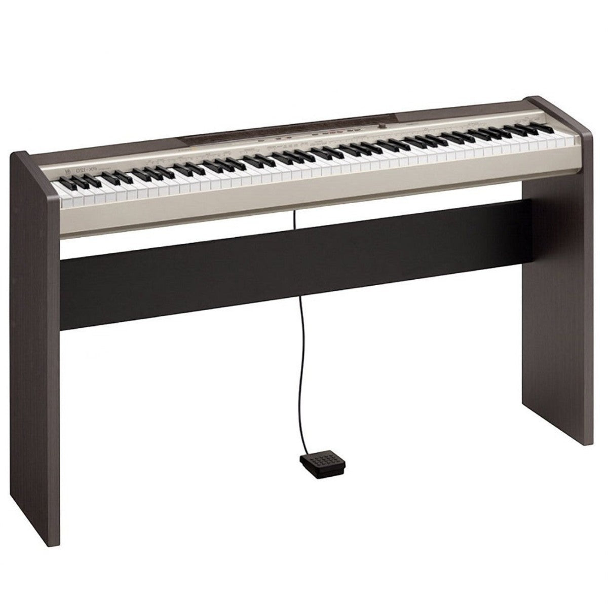 Đàn piano điện Casio PX120 tại Tân Nhạc Cụ, thiết kế gọn nhẹ với 88 phím búa, màu đen sang trọng