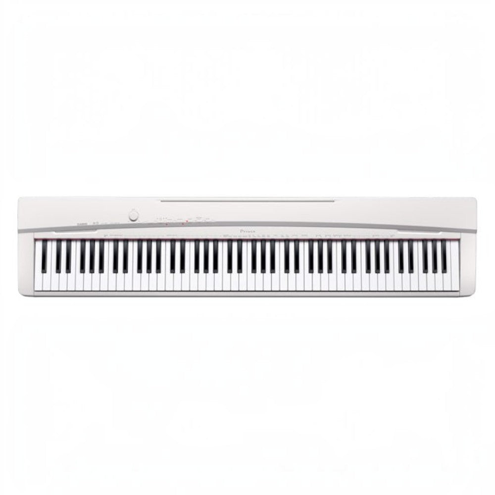 Đàn piano điện Casio PX135 màu trắng tại TÂN NHẠC CỤ với 88 phím búa, thiết kế gọn nhẹ, hiện đại