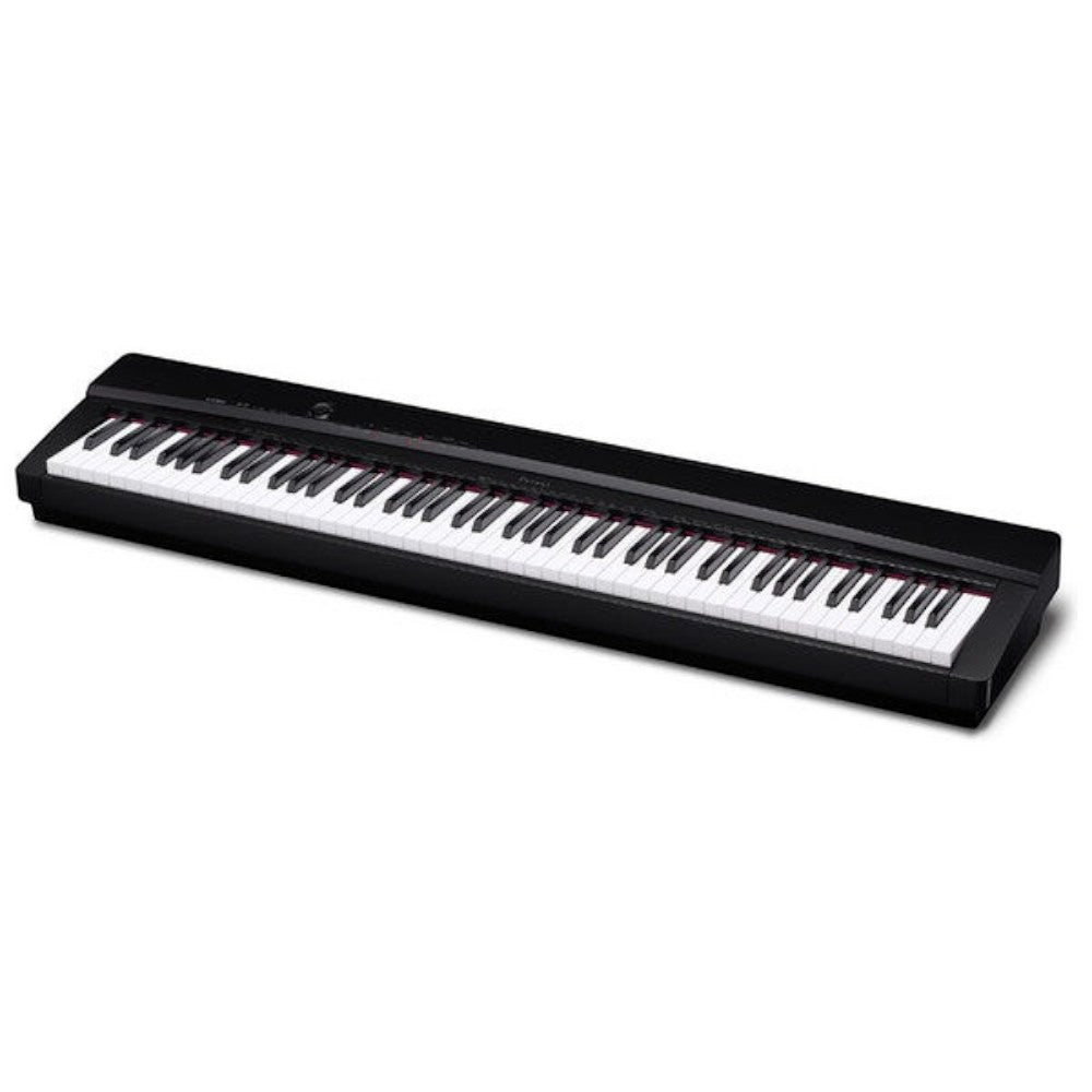 Đàn piano điện Casio PX135 màu đen tại TÂN NHẠC CỤ, thiết kế gọn nhẹ với 88 phím búa Scaled Hammer Action