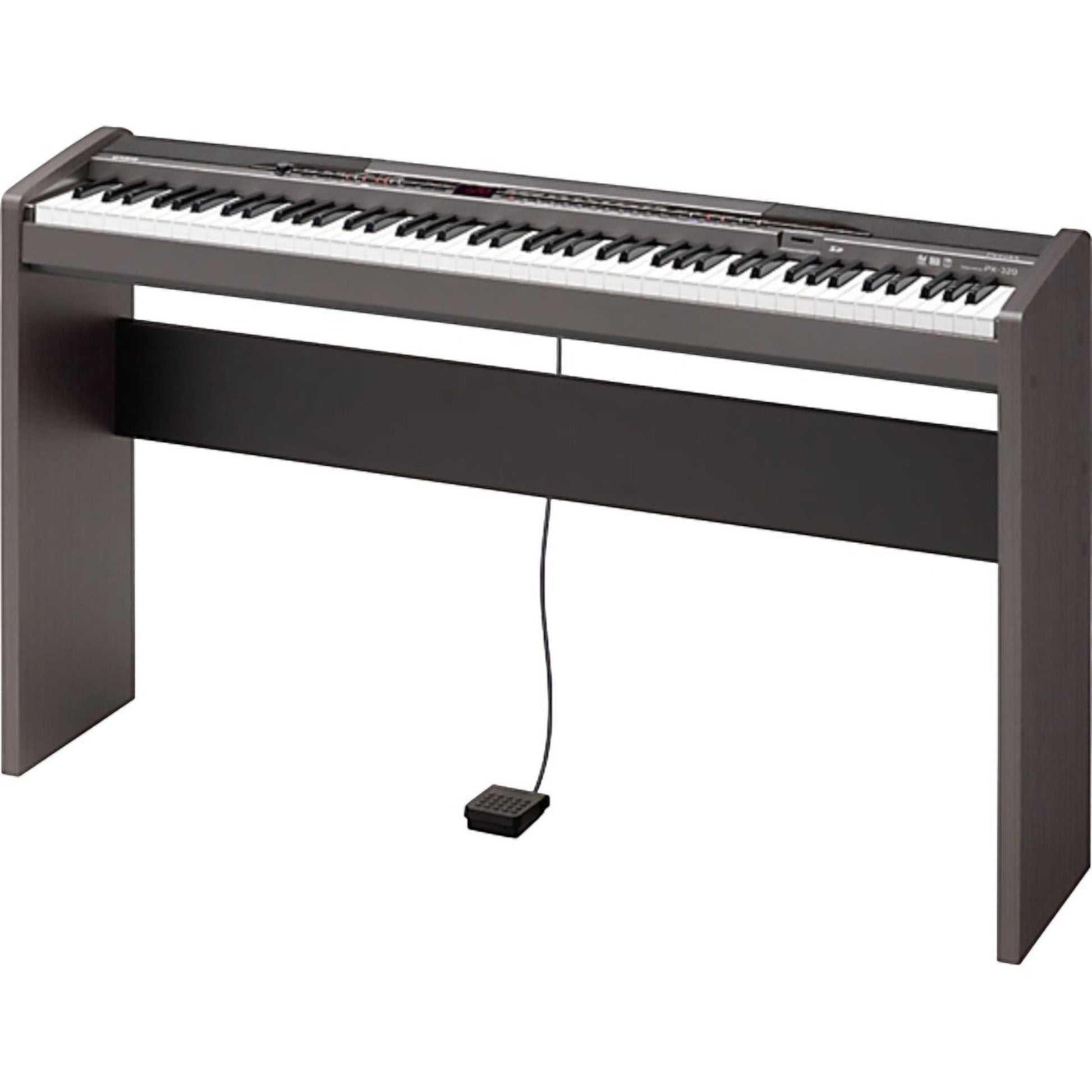 Đàn piano điện Casio PX320 màu nâu sang trọng với 88 phím đàn tại TÂN NHẠC CỤ