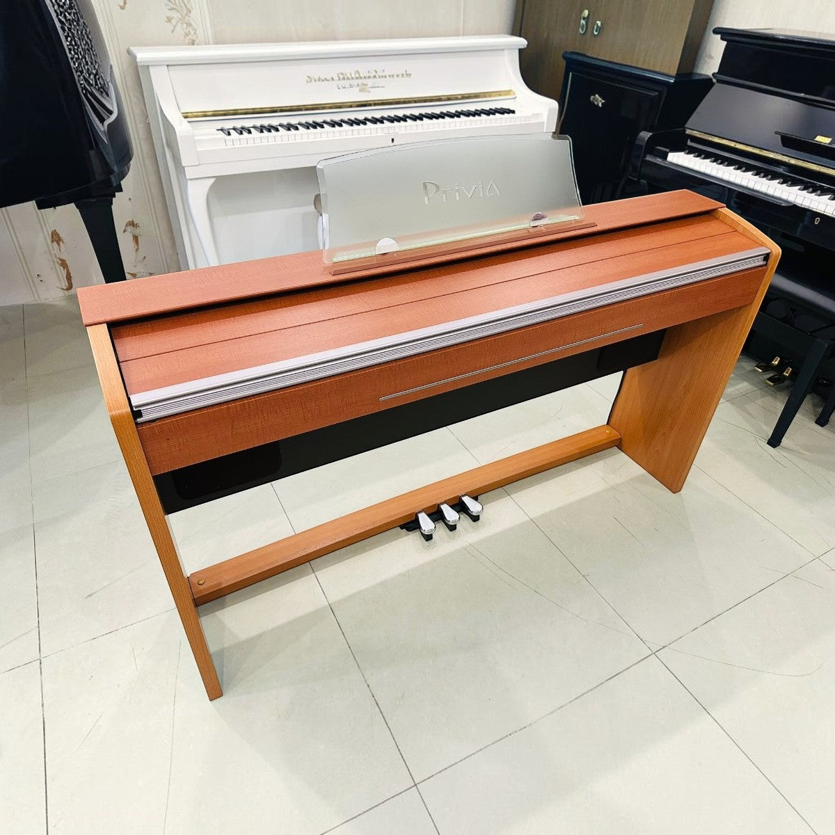 Đàn piano điện Casio PX720 dáng tủ màu gỗ tự nhiên với bàn phím búa 88 phím tại TÂN NHẠC CỤ