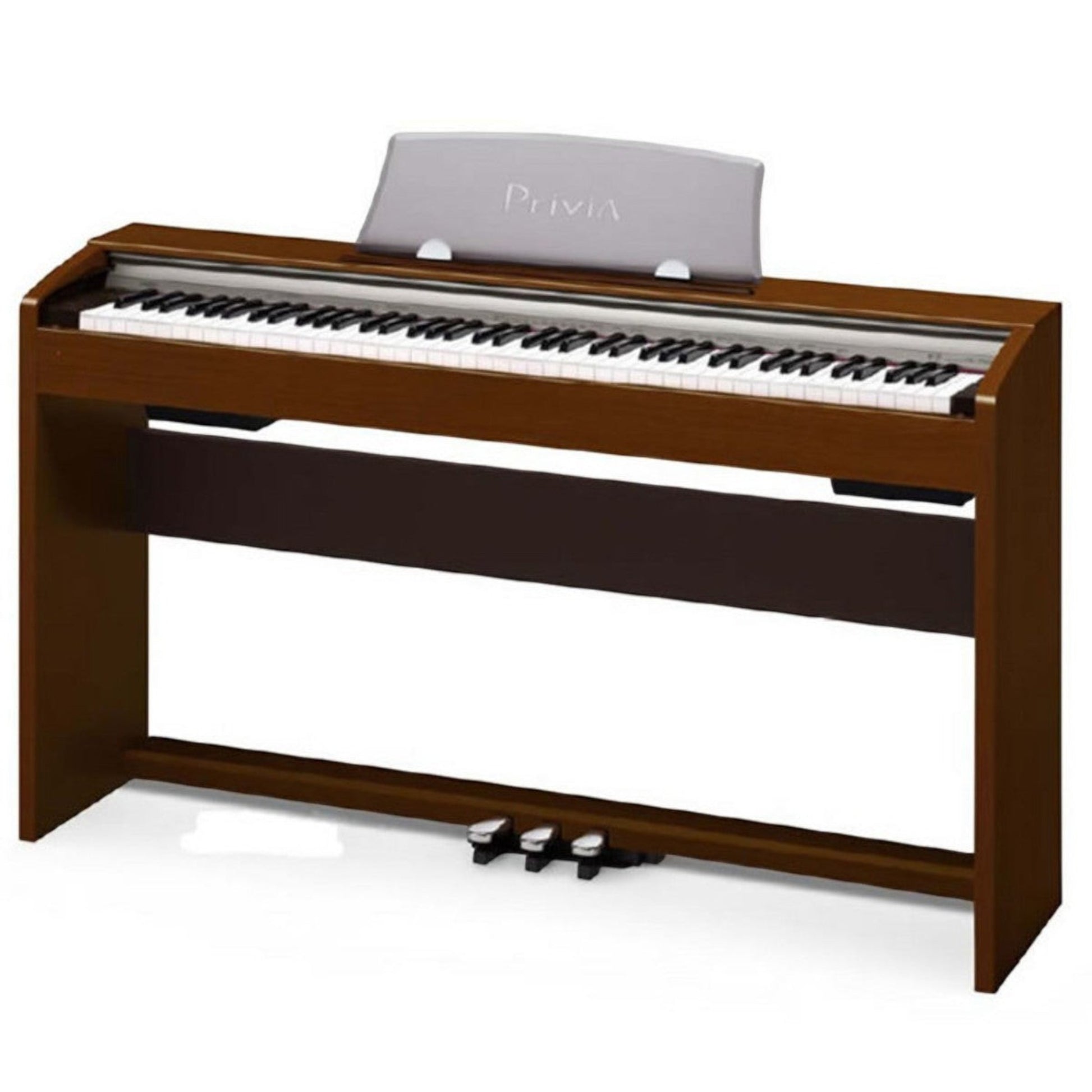 Đàn piano điện Casio PX-730 Privia màu nâu gỗ với thiết kế dáng tủ gọn gàng tại TÂN NHẠC CỤ