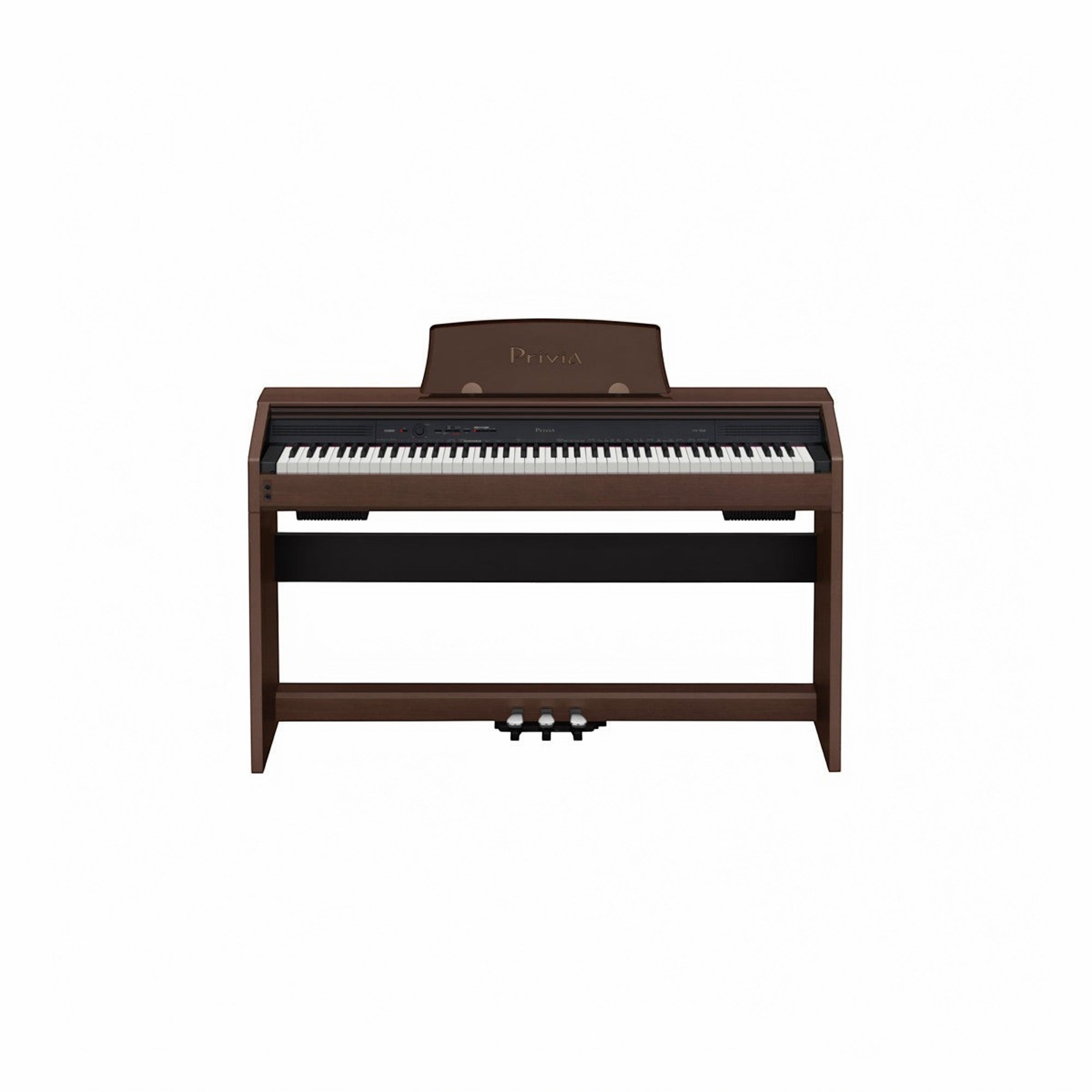 Đàn piano điện Casio PX760 dáng tủ màu nâu sang trọng tại TÂN NHẠC CỤ, thiết kế 88 phím búa kèm 3 pedal tích hợp