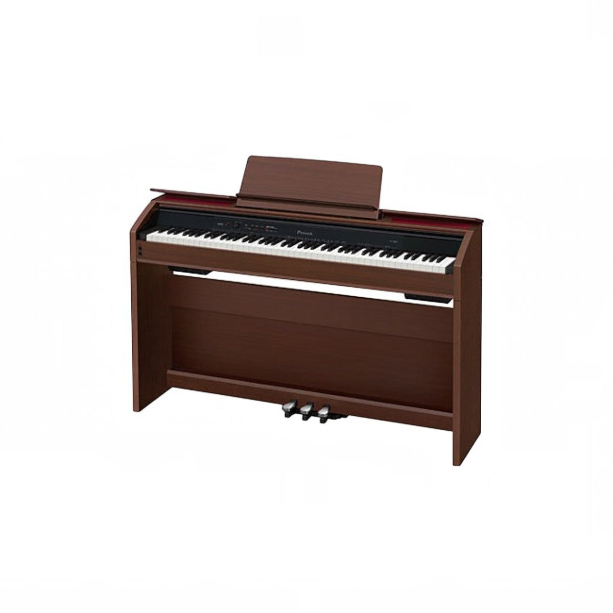 Đàn piano điện TÂN NHẠC CỤ Casio PX-850 màu nâu gỗ sang trọng với thiết kế tủ đứng hiện đại