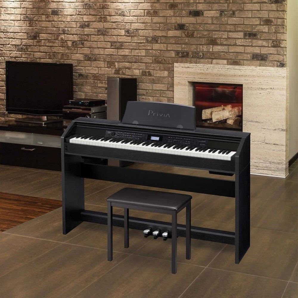 Đàn piano điện Casio PX860 màu đen dáng tủ sang trọng tại showroom TÂN NHẠC CỤ