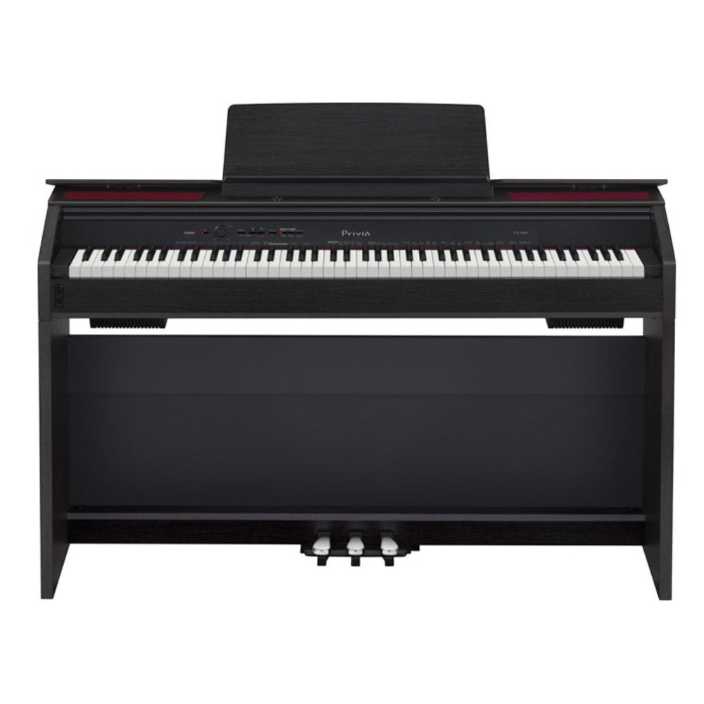 Đàn piano điện Casio PX860 màu đen sang trọng với thiết kế dáng tủ tại Tân Nhạc Cụ