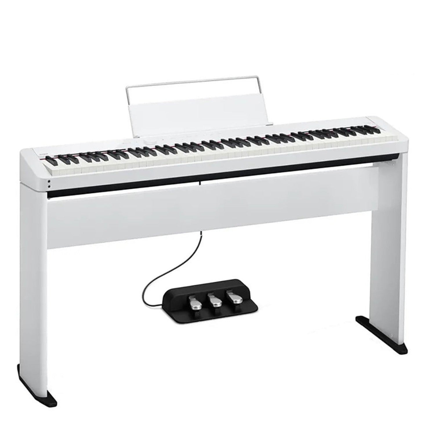 Đàn piano điện Casio PX-S1100 màu trắng thiết kế mỏng gọn tại TÂN NHẠC CỤ kèm bộ 3 bàn đạp