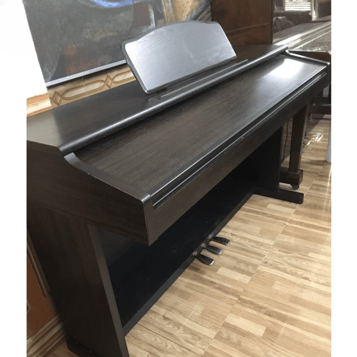 Đàn piano điện Columbia EP1400 màu nâu gỗ sang trọng tại TÂN NHẠC CỤ, thiết kế bền bỉ cho người mới tập.
