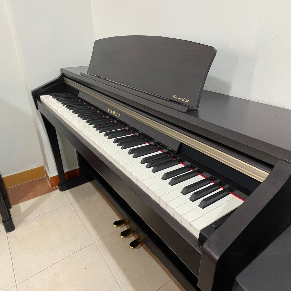 Đàn piano điện Kawai CA13 màu đen sang trọng với bàn phím gỗ RM3 Grand tại Tân Nhạc Cụ