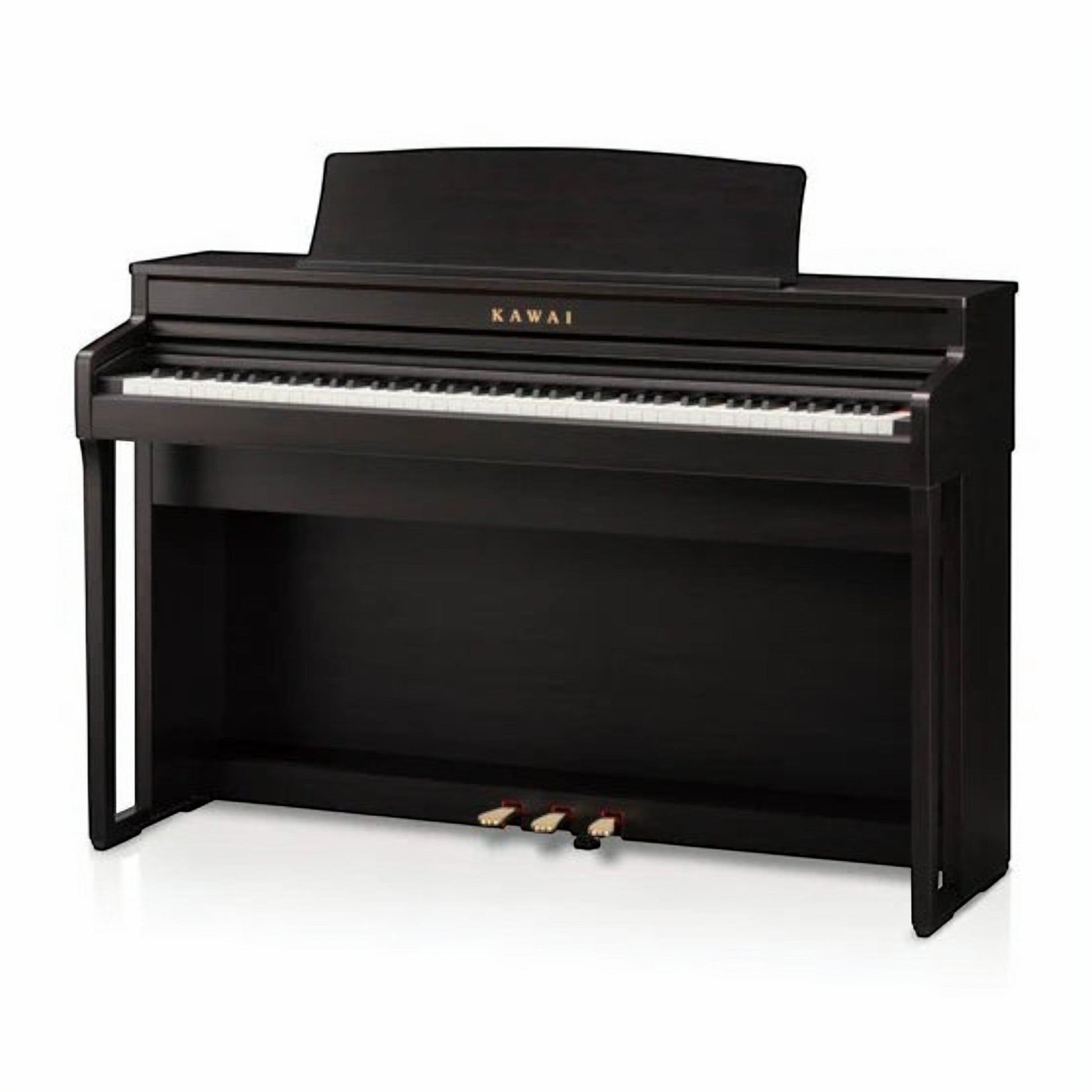Đàn piano điện Kawai CA49 dáng tủ màu gỗ tối tại Tân Nhạc Cụ, phím gỗ Grand Feel Compact cao cấp