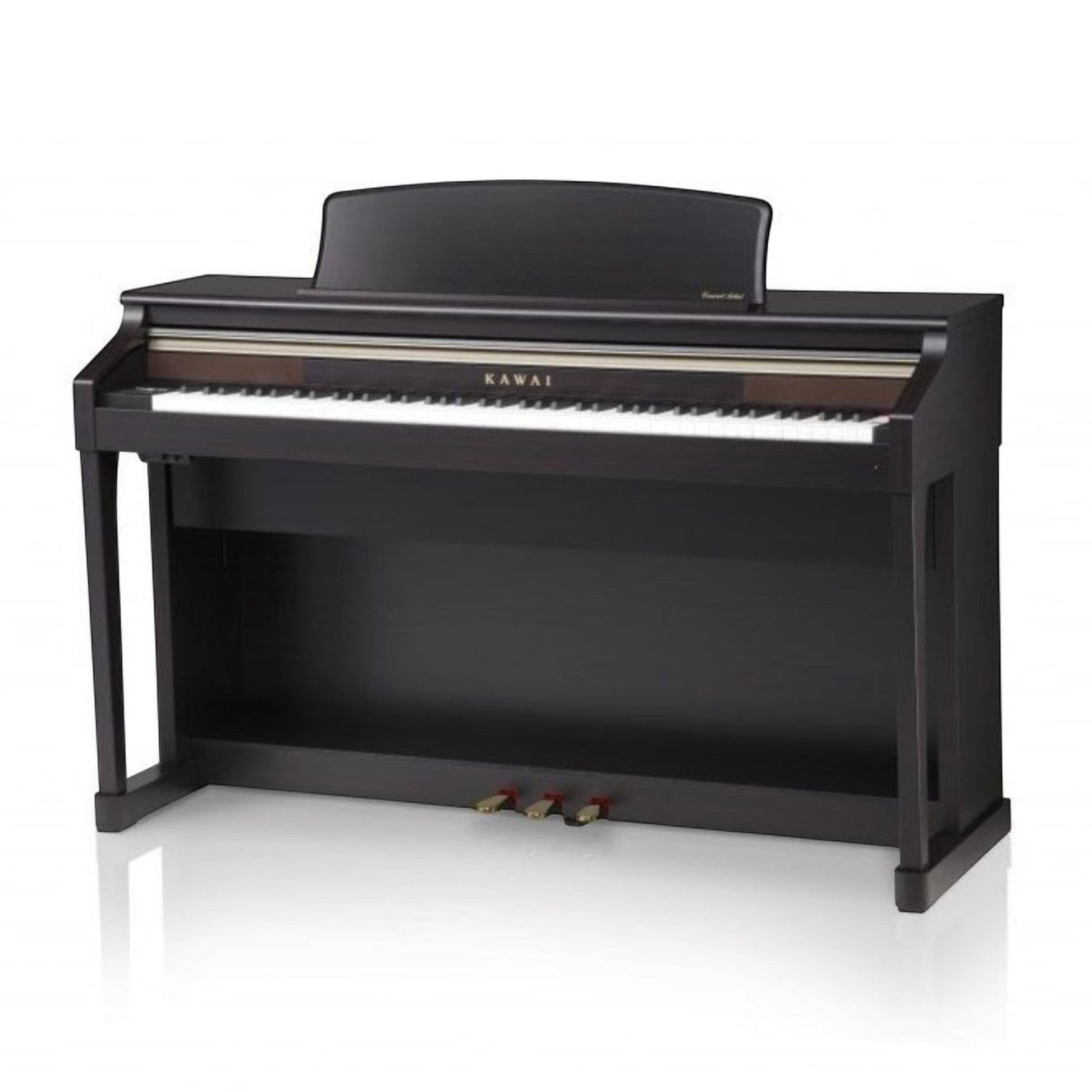 Đàn piano điện TÂN NHẠC CỤ Kawai CA65 màu nâu đậm, dáng tủ sang trọng với bàn phím gỗ Grand Feel cao cấp
