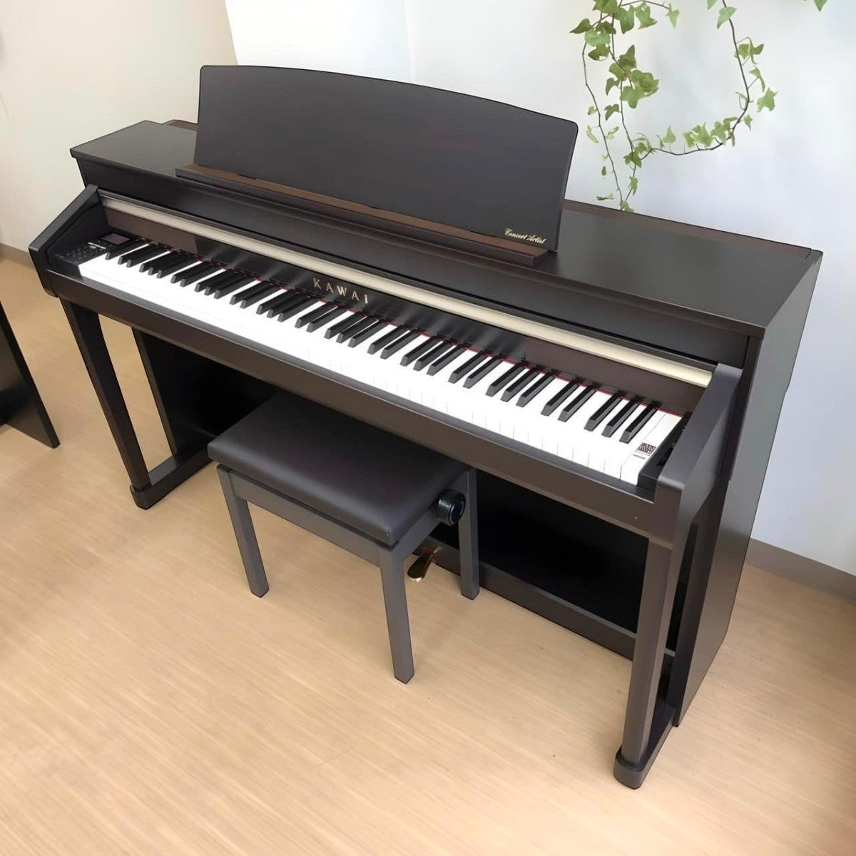 Đàn piano điện TÂN NHẠC CỤ Kawai CA67 màu đen sang trọng với bàn phím gỗ Grand Feel II cao cấp