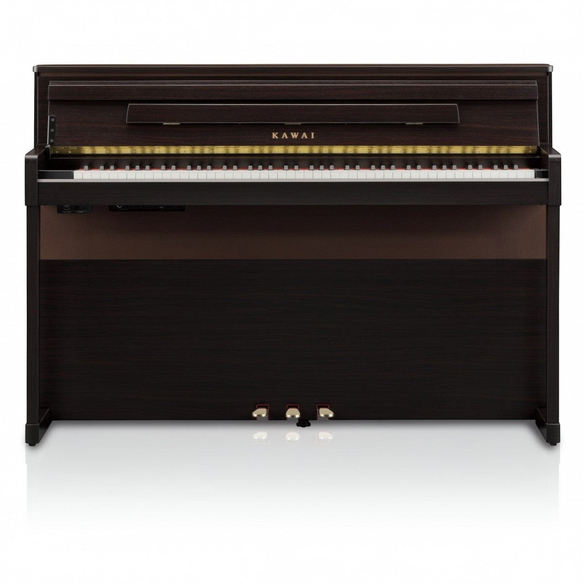 Đàn piano điện TÂN NHẠC CỤ Kawai CA99 màu nâu gỗ sang trọng với bàn phím gỗ thật Grand Feel III và thiết kế hiện đại