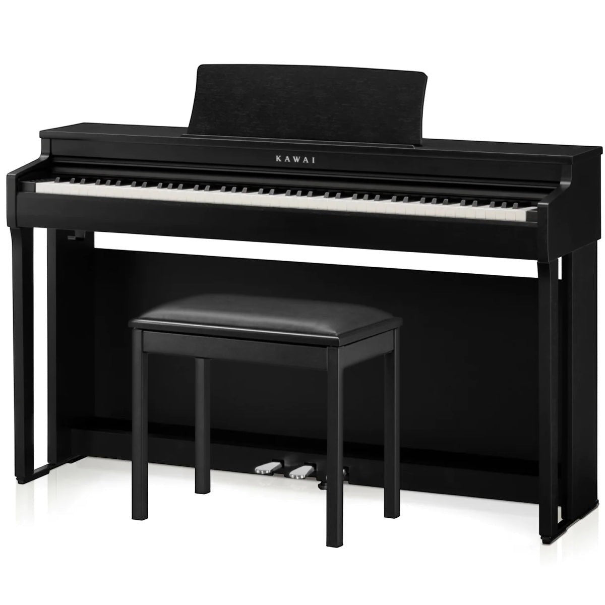 Đàn piano điện Kawai CN201 màu đen dáng tủ sang trọng tại Tân Nhạc Cụ, kèm ghế ngồi đồng bộ