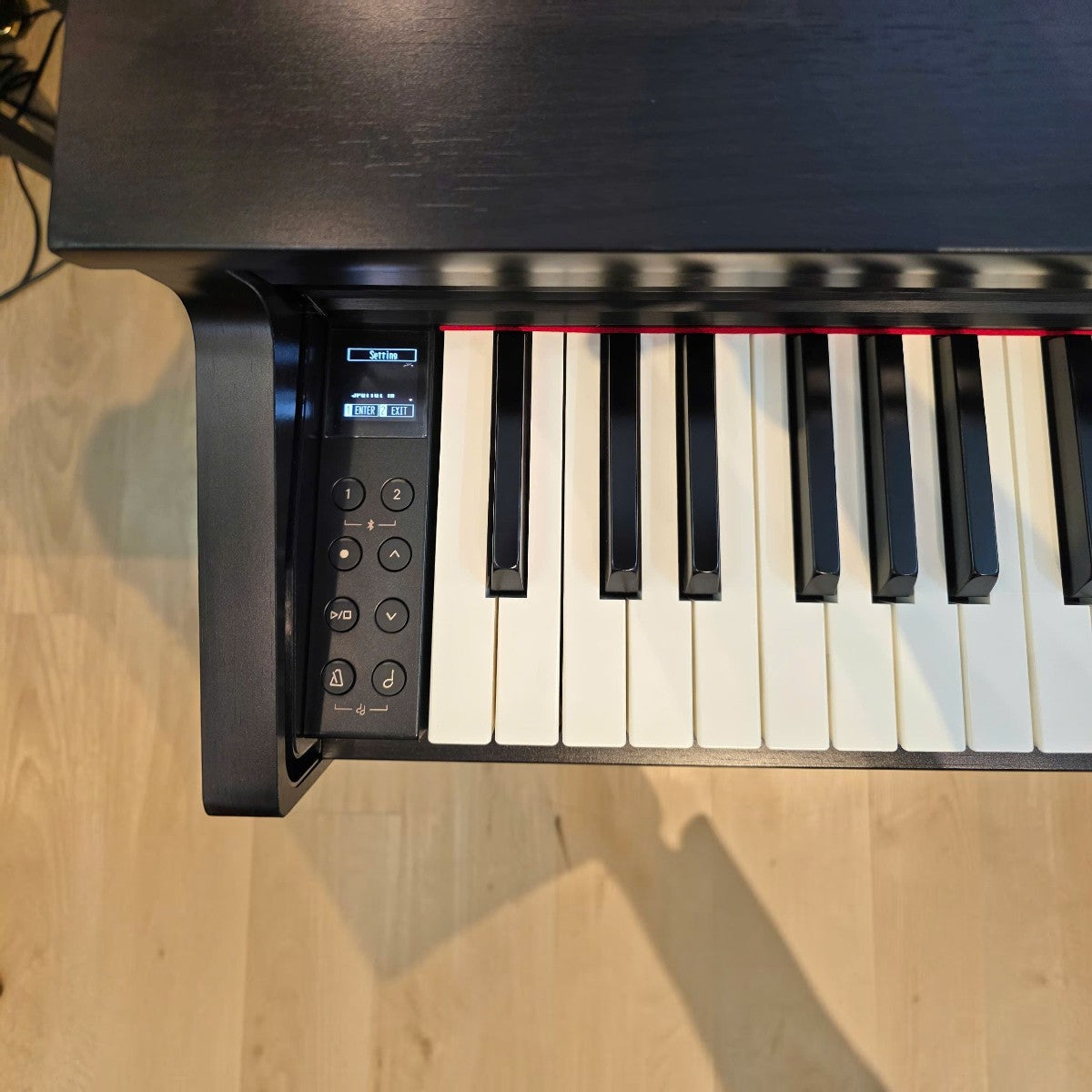 Bảng điều khiển và bàn phím đàn piano điện Kawai CN201 màu đen tại Tân Nhạc Cụ