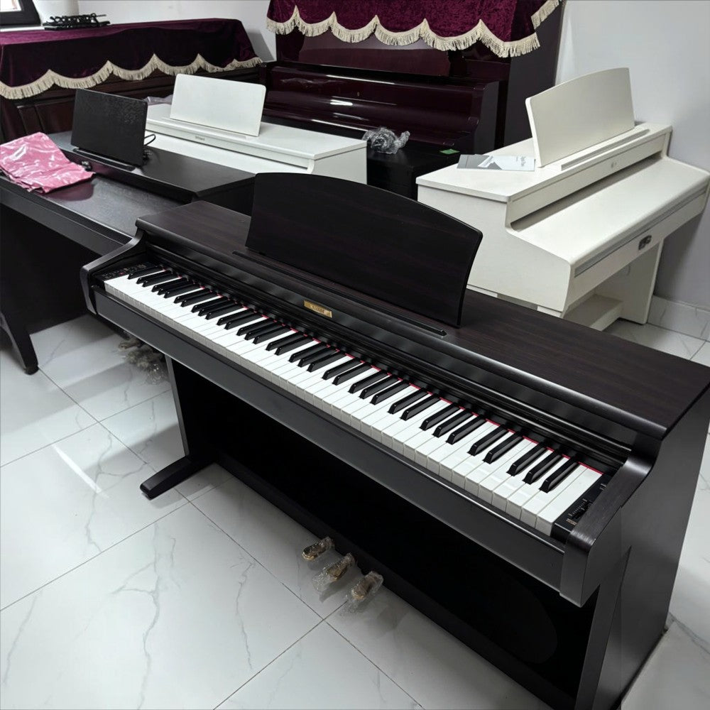 Đàn piano điện Kawai CN22 dáng tủ màu nâu gỗ sang trọng tại cửa hàng TÂN NHẠC CỤ
