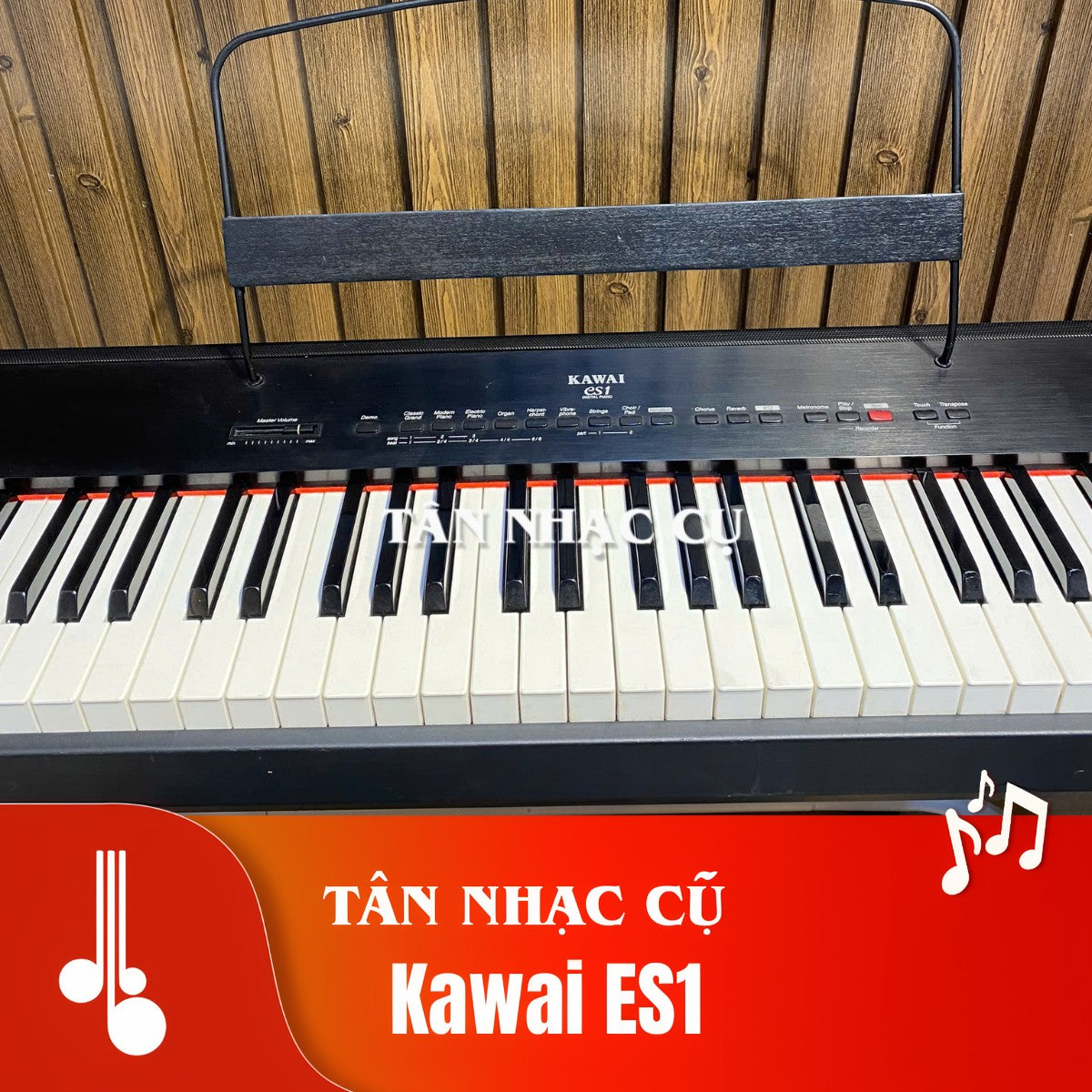 Đàn piano điện Kawai ES1 màu đen thiết kế nhỏ gọn với 88 phím đàn tại cửa hàng TÂN NHẠC CỤ