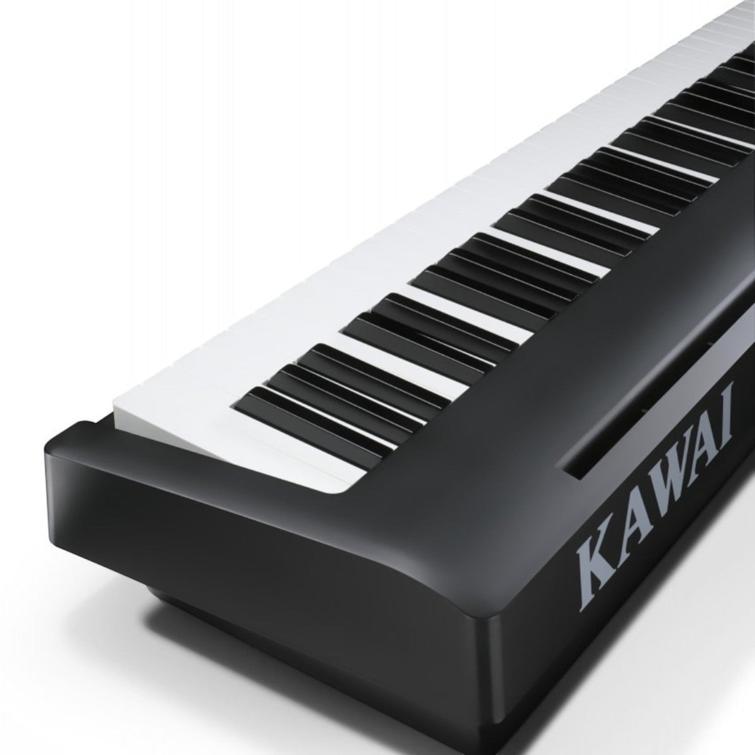Cận cảnh bàn phím đàn piano điện Kawai ES110 màu đen tại TÂN NHẠC CỤ với thiết kế phím búa chắc chắn