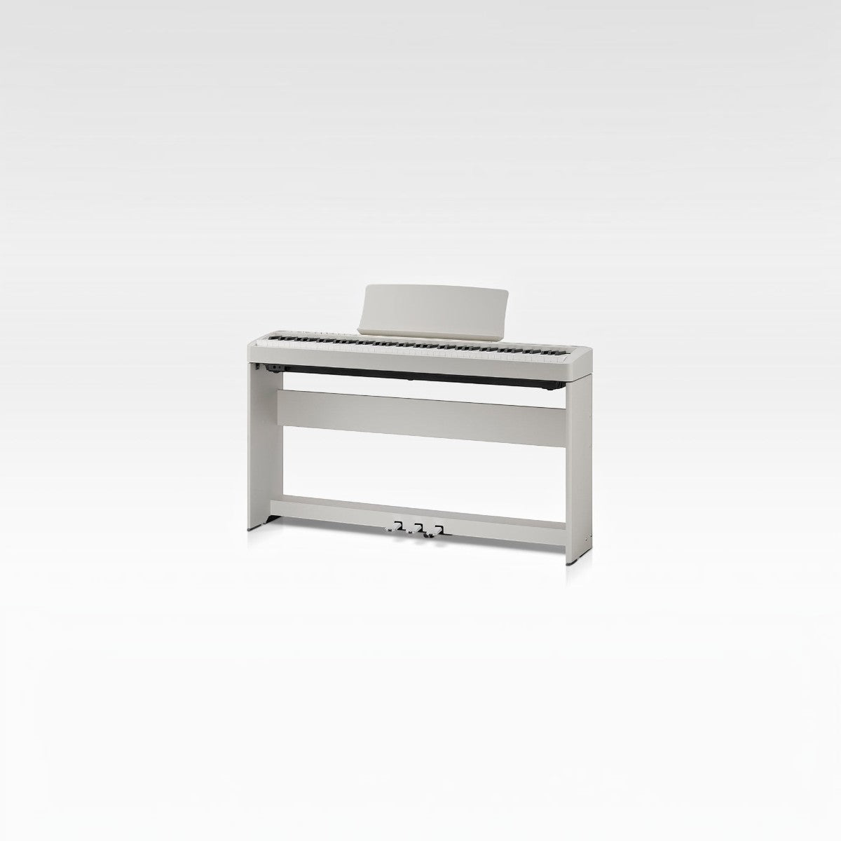 Đàn piano điện Kawai ES120 màu trắng sang trọng tại Tân Nhạc Cụ với thiết kế gọn nhẹ và bàn phím 88 phím búa