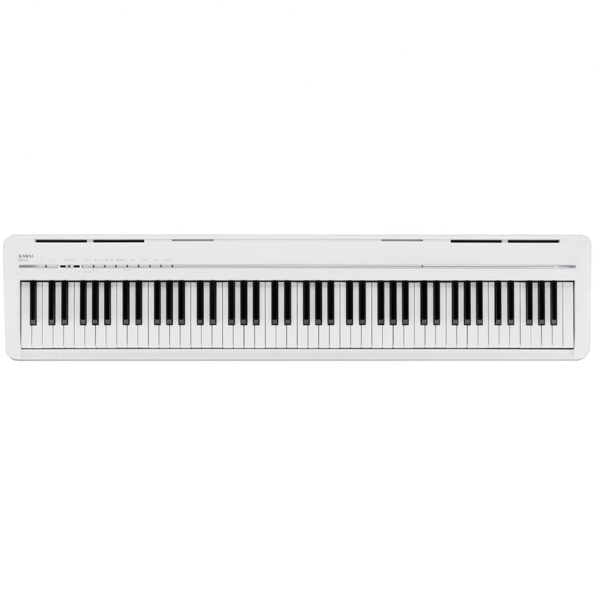 Đàn piano điện Kawai ES120 màu trắng chính hãng tại TÂN NHẠC CỤ, thiết kế 88 phím búa RH Compact gọn nhẹ.