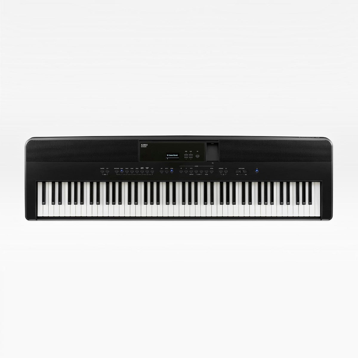 Đàn piano điện Kawai ES520 màu đen chính hãng tại TÂN NHẠC CỤ với 88 phím búa và màn hình OLED trực quan