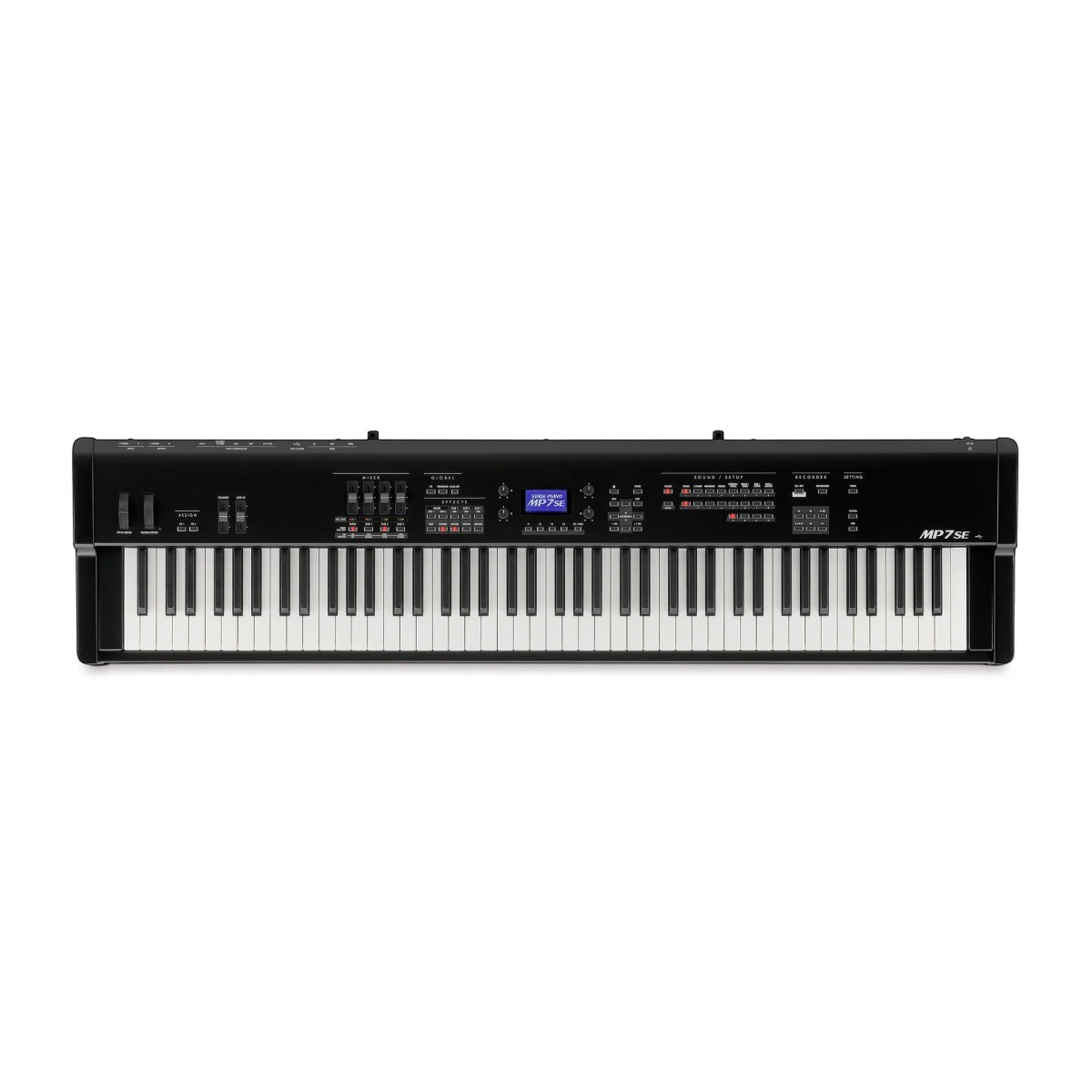 Đàn stage piano Kawai MP7SE màu đen chuyên nghiệp tại Tân Nhạc Cụ với 88 phím búa RH III và bảng điều khiển trực quan