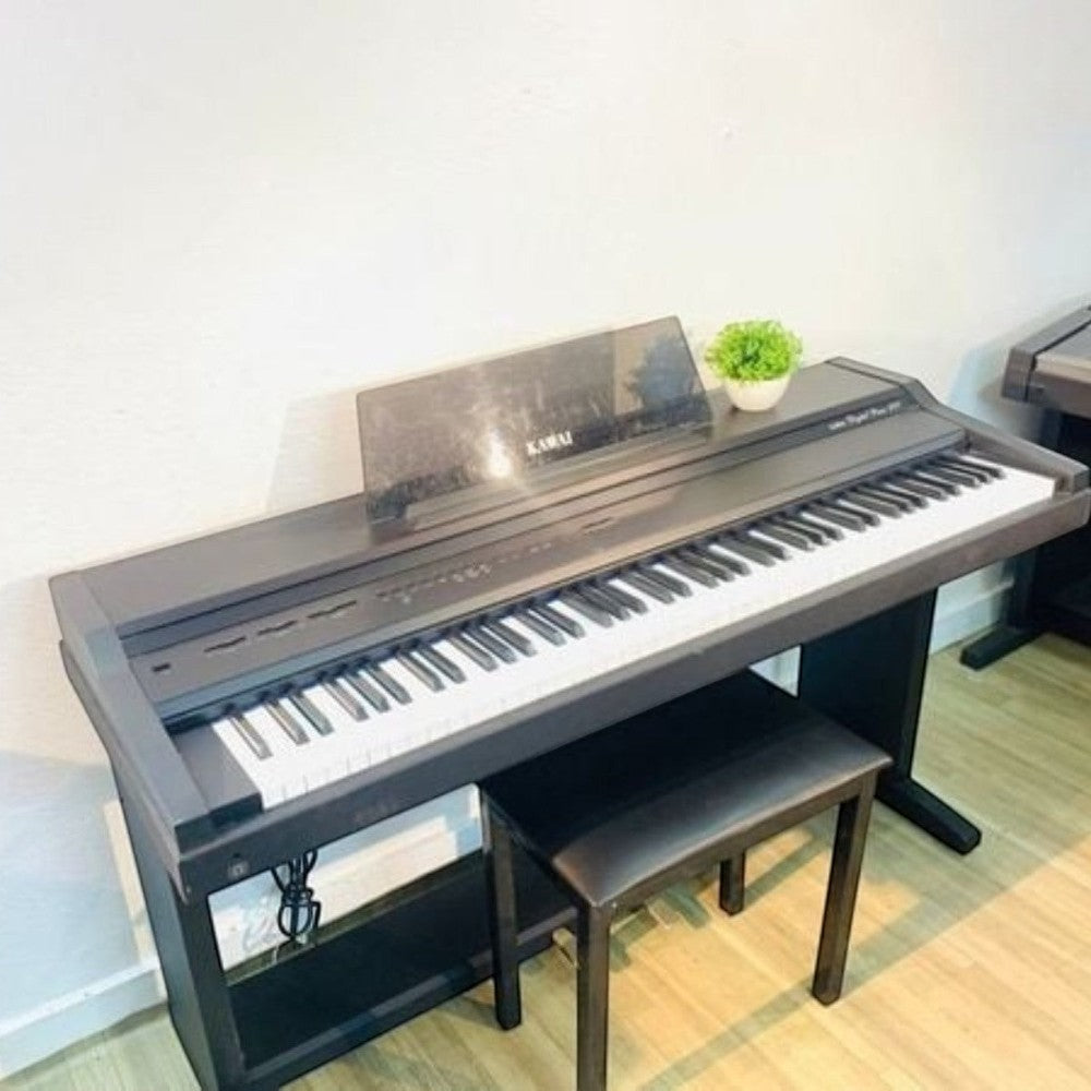 Đàn piano điện Kawai PW360MR màu đen sang trọng với bàn phím gỗ 88 phím tại cửa hàng TÂN NHẠC CỤ
