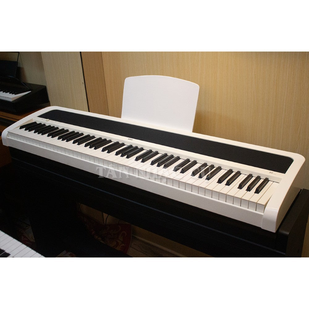 Đàn piano điện Korg B2 màu trắng thiết kế gọn nhẹ, bàn phím búa NH tại TÂN NHẠC CỤ