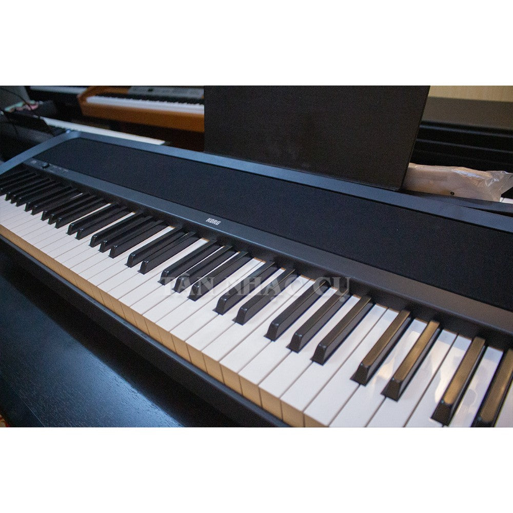 Đàn piano điện Korg B2 màu đen tại TÂN NHẠC CỤ với bàn phím búa NH thiết kế gọn nhẹ cho người mới bắt đầu