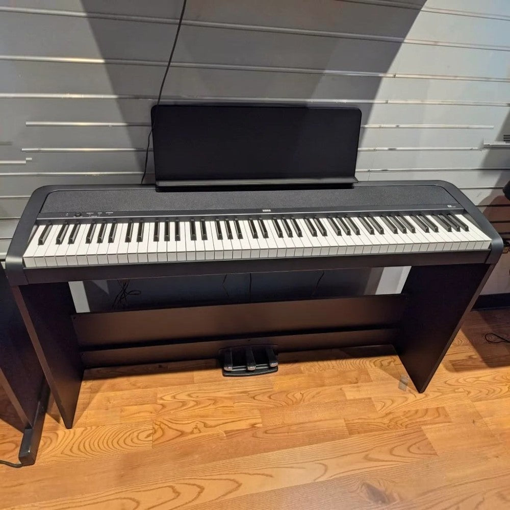 Đàn piano điện Korg B2 màu đen thiết kế gọn nhẹ tại TÂN NHẠC CỤ, bàn phím búa NH cho cảm giác chơi chân thực