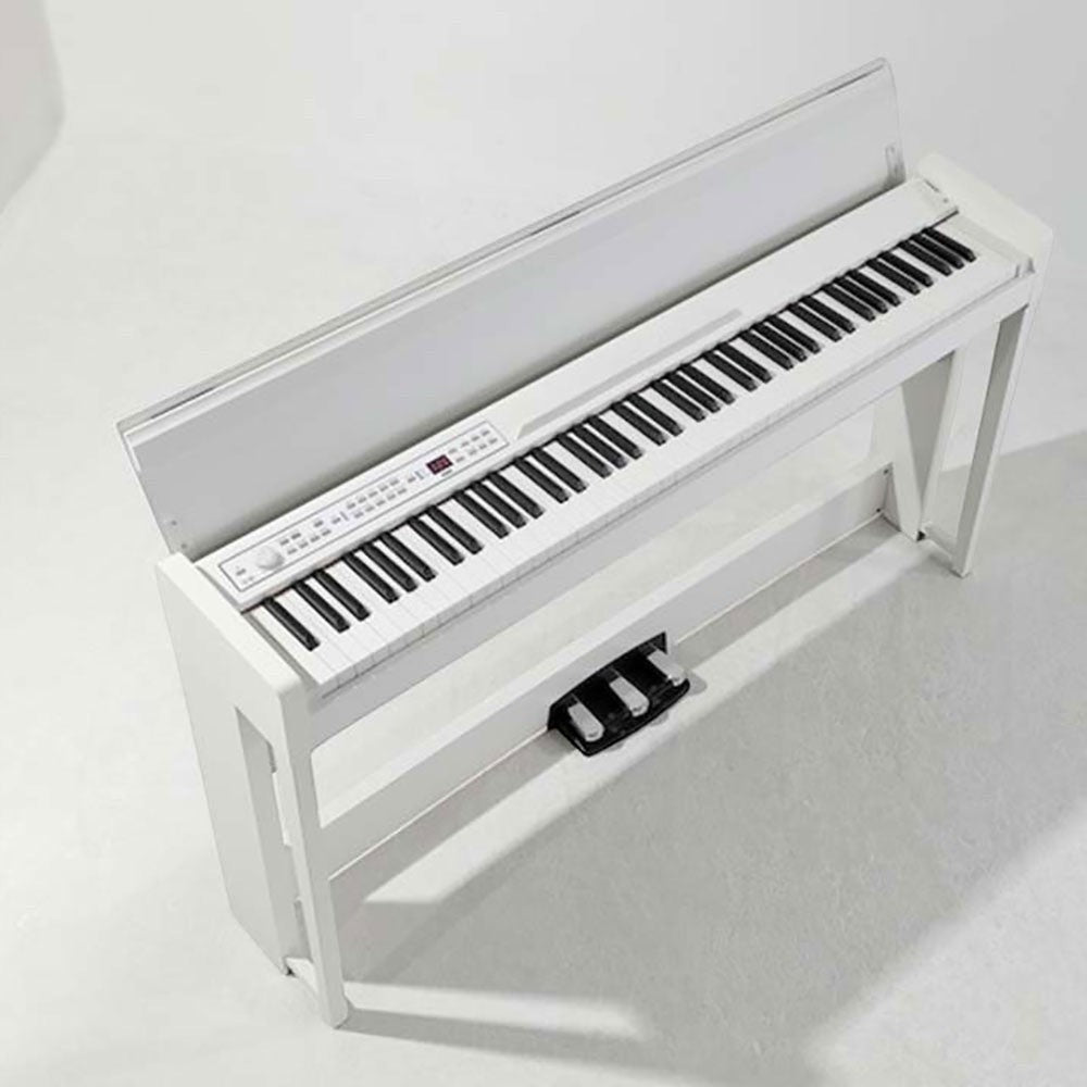Đàn piano điện Korg C1 Air màu trắng tại TÂN NHẠC CỤ, thiết kế dáng tủ thanh mảnh với 88 phím búa RH3 cao cấp