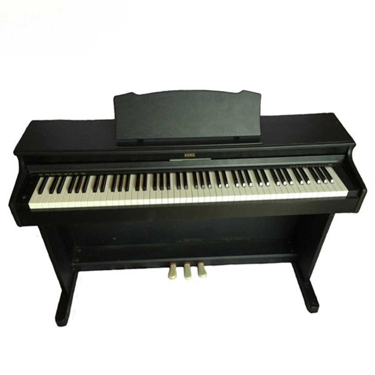 Đàn piano điện Korg C2000 dáng tủ màu gỗ nâu đen sang trọng tại TÂN NHẠC CỤ với 88 phím búa tiêu chuẩn.