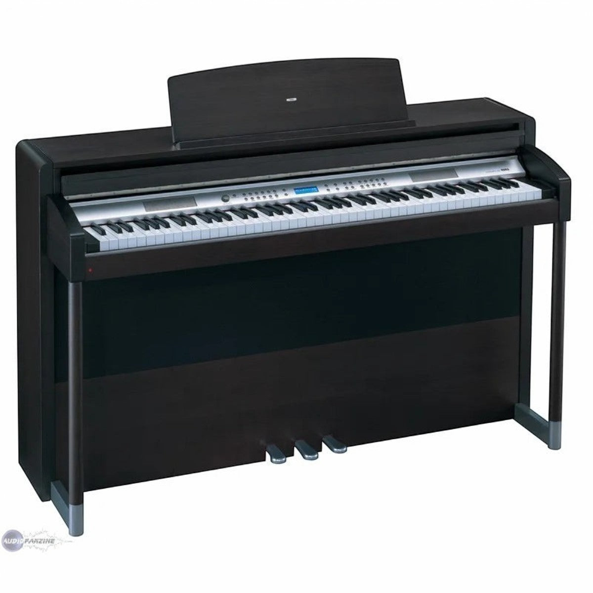 Đàn piano điện TÂN NHẠC CỤ Korg C-720 dáng tủ màu nâu gỗ sang trọng với bàn phím RH3 cao cấp