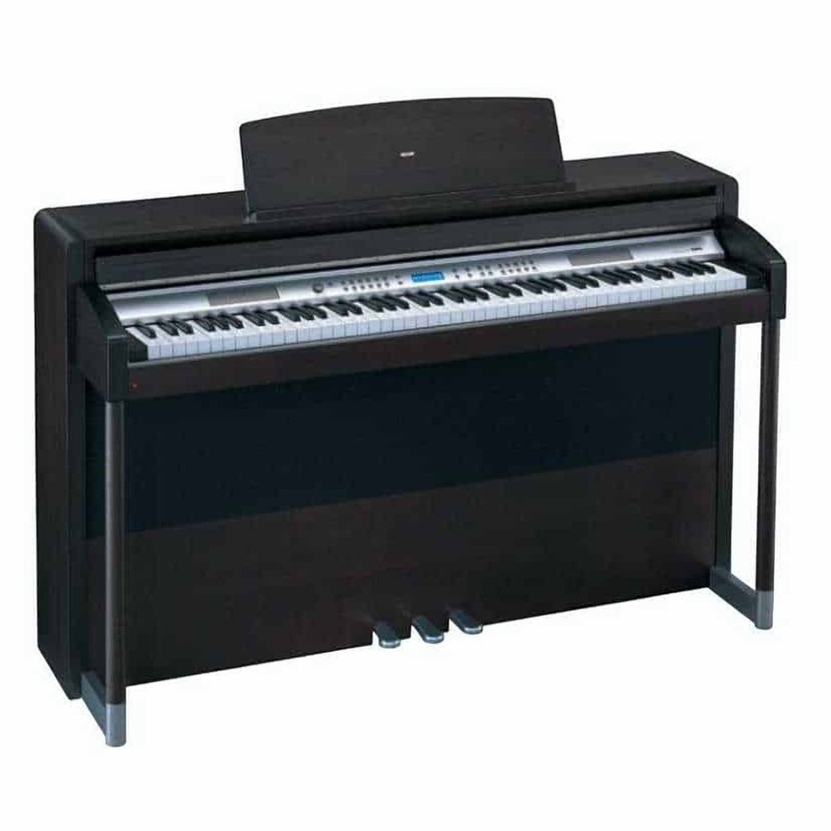Đàn piano điện TÂN NHẠC CỤ Korg C-720 dáng tủ màu nâu gỗ sang trọng với bàn phím RH3 cao cấp
