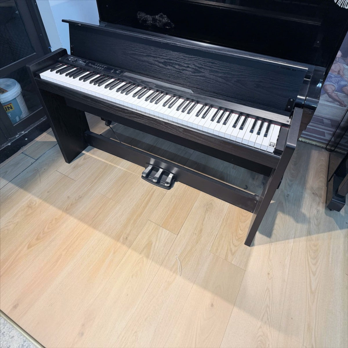Đàn piano điện Korg LP380 màu đen dáng tủ slim với bàn phím búa RH3 cao cấp tại cửa hàng TÂN NHẠC CỤ