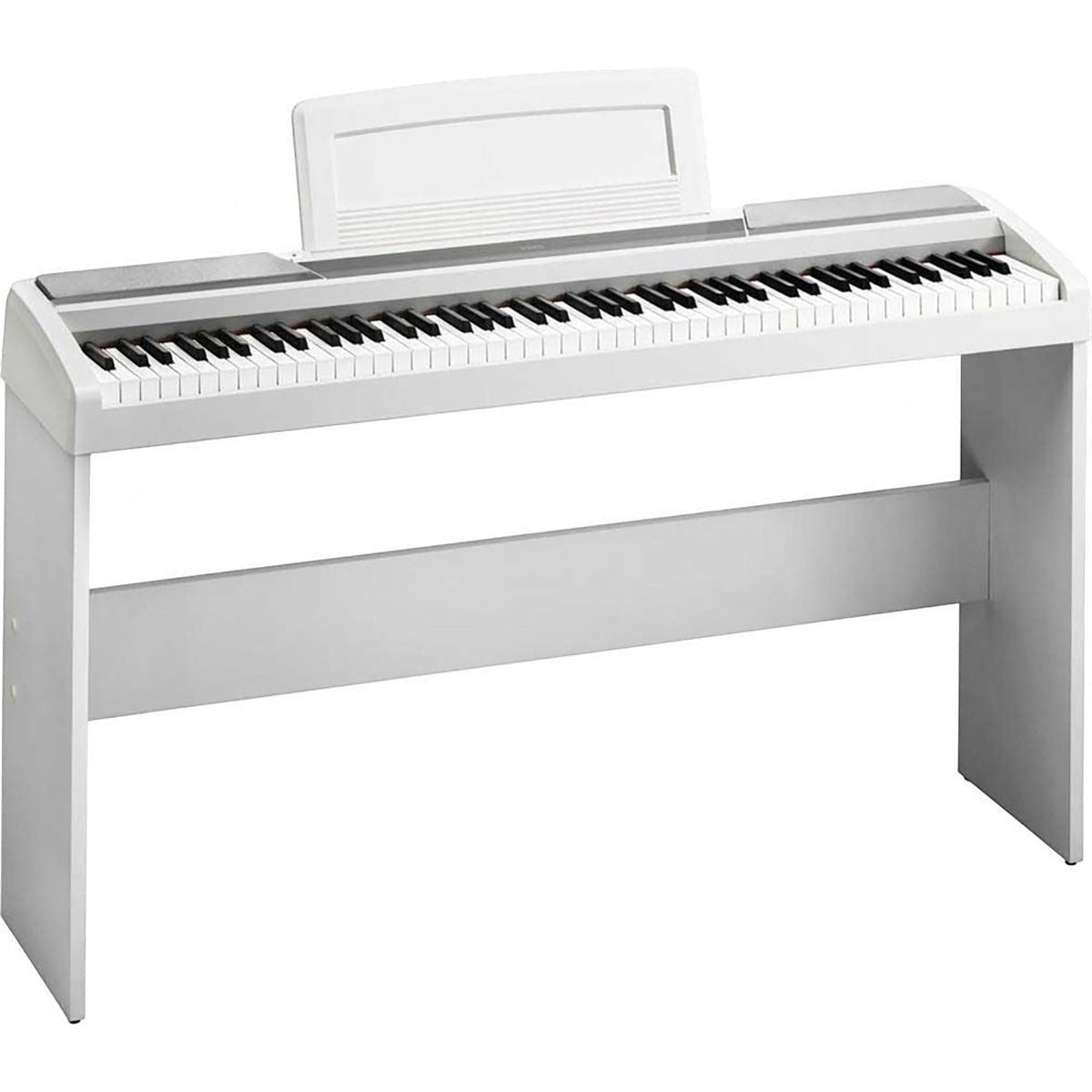 Đàn piano điện Korg SP170 màu trắng thiết kế tối giản, bàn phím búa NH tại Tân Nhạc Cụ