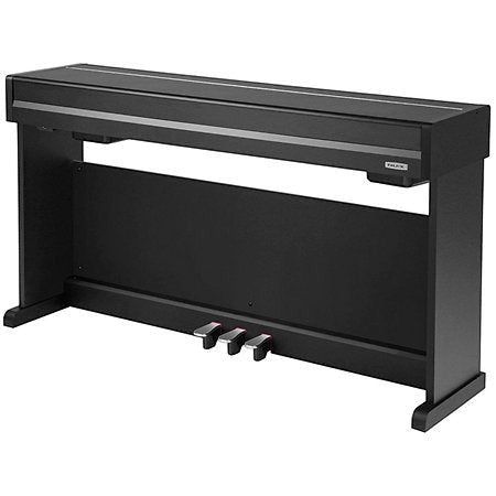 Đàn piano điện Nux NCK330 màu đen sang trọng tại TÂN NHẠC CỤ với thiết kế upright hiện đại và 88 phím tiêu chuẩn.