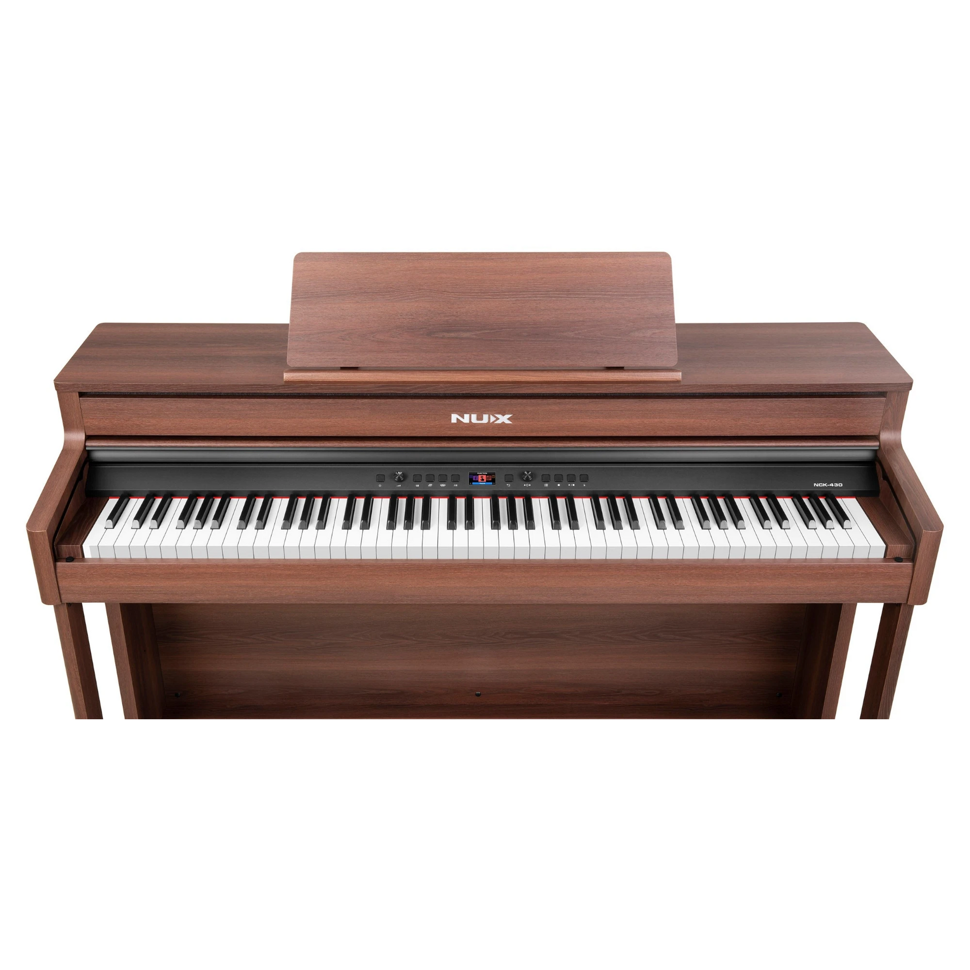 Đàn piano điện Nux NCK430 màu gỗ sang trọng với bàn phím hammer-action cao cấp tại TÂN NHẠC CỤ