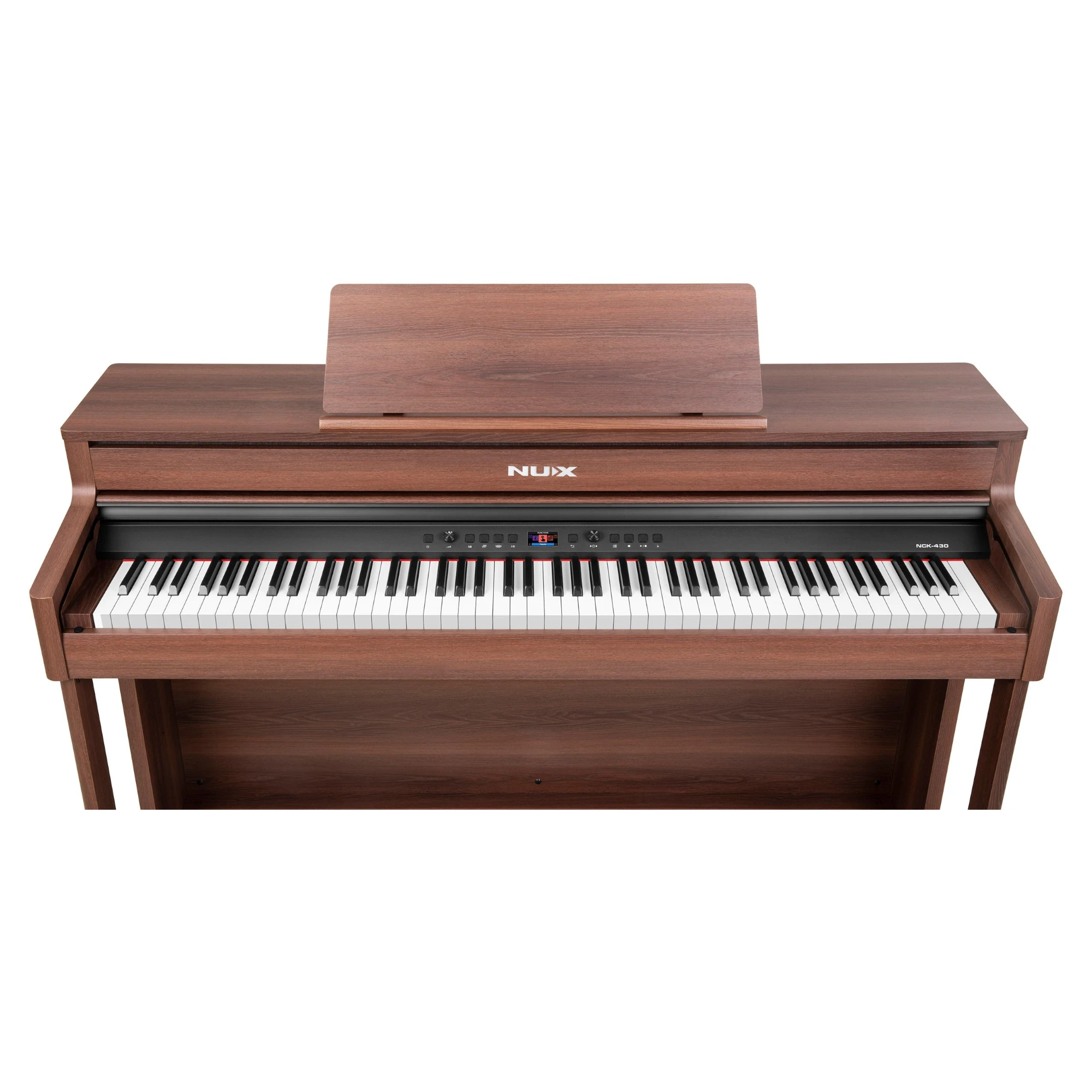 Đàn piano điện Nux NCK430 màu gỗ sang trọng với bàn phím hammer-action cao cấp tại TÂN NHẠC CỤ
