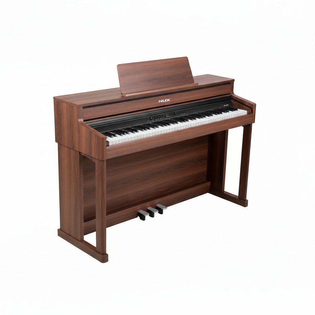 Đàn piano điện Nux NCK430 màu gỗ sang trọng với thiết kế hiện đại tại TÂN NHẠC CỤ
