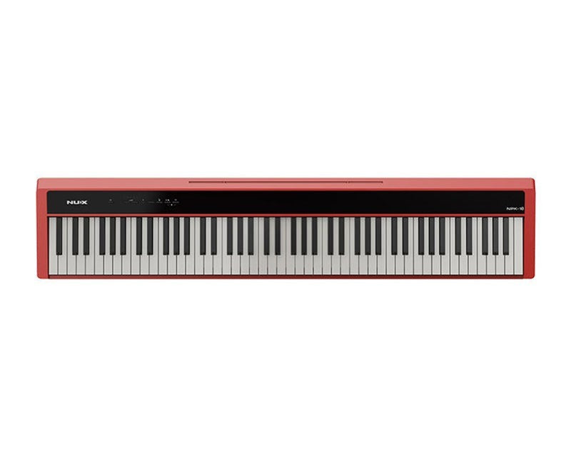 Đàn piano điện TÂN NHẠC CỤ Nux NPK-10 màu đỏ với 88 phím búa WKJ-03, thiết kế hiện đại và nhỏ gọn