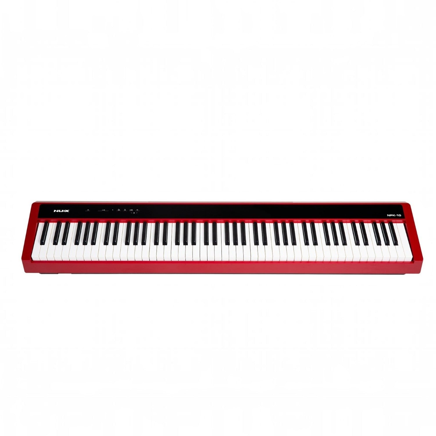 Đàn piano điện TÂN NHẠC CỤ Nux NPK-10 màu đỏ với 88 phím búa WKJ-03, thiết kế hiện đại cho người mới bắt đầu.