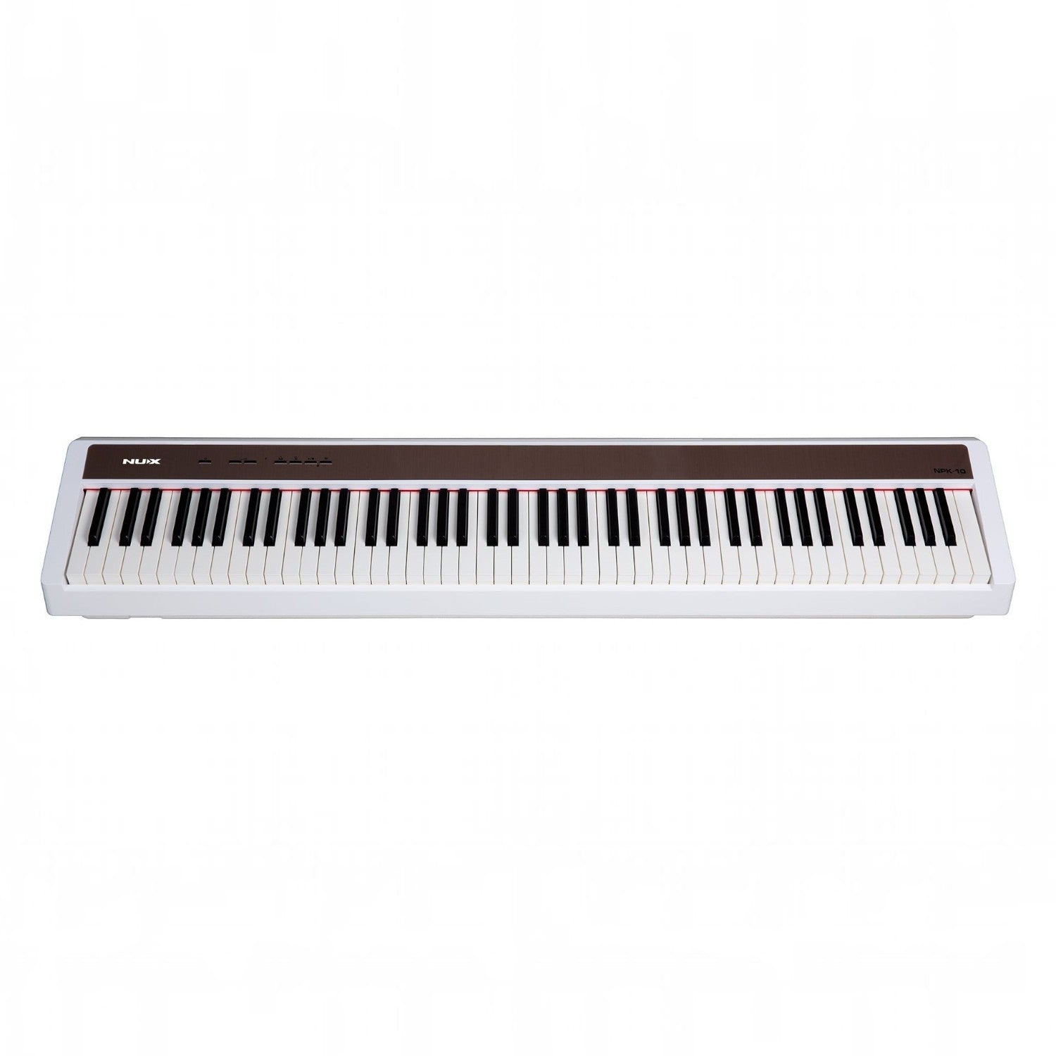 Đàn piano điện NUX NPK-10 màu trắng tại TÂN NHẠC CỤ với 88 phím búa WKJ-03 và thiết kế tối giản